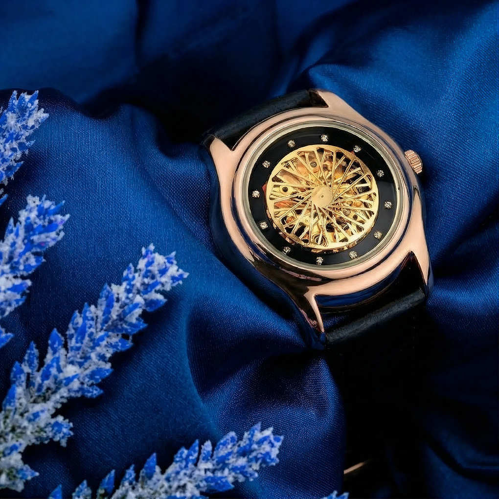 Золотые часы «Platinor»